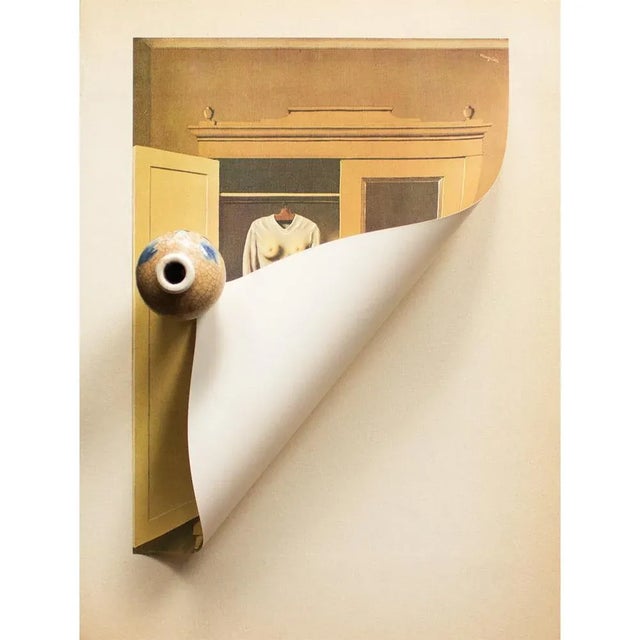 René Magritte 1972 After Rene Magritte, "Homage to Mack Sennett" Original Photogravure For Sale - Image 4 of 7