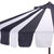 Spritely Home Meze 9 Ft Crank Umbrella, Navy Cabana Stripe/Brown Pole For Sale - Image 4 of 9