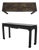 Chinese Black & Gold Decorated Console Table For Sale