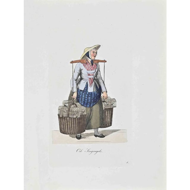 Christoph Suhr, Ock Singvagels, Etching, 1808 For Sale