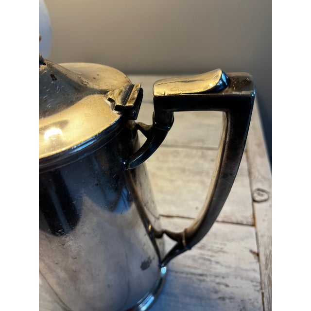 1960s Hotel Silver Coffee Pot For Sale - Image 4 of 7