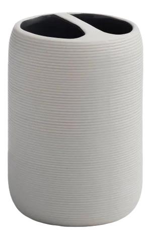 Fillmore Toothbrush Holder in White/Black