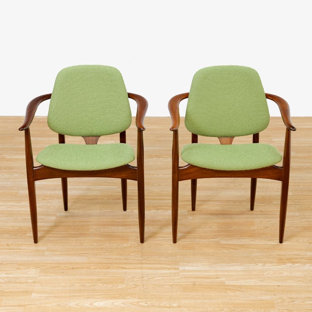 Set of Eight Mid Century Dining Chairs Attributed to Elliots of Newbury For Sale - Image 10 of 15