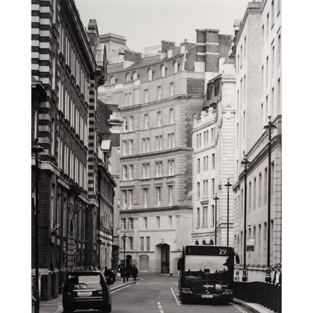 Large Image of Street Scene in a Town, 20th Century, Photographic Print For Sale - Image 3 of 8