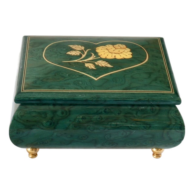 Italian Inlaid Music Box "Unchained Melody" For Sale