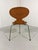 Brown Early Ant Chair by Arne Jacobsen for Fritz Hansen, 1950s For Sale - Image 8 of 18