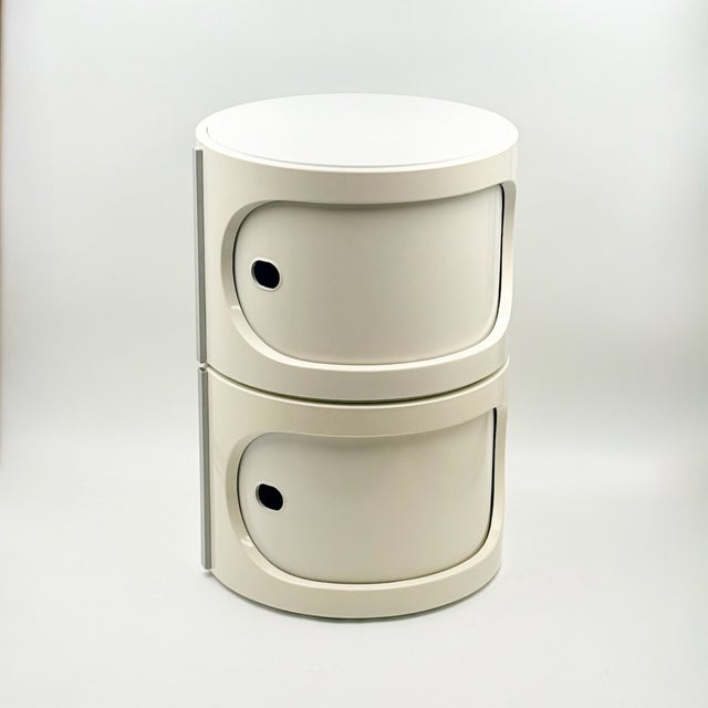 Mid-Century Modern French Modular Storage Units attributed to Marc Held for Prisunic, 1970s, Set of 2 For Sale - Image 3 of 18