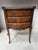 Louis XV Style Marquetry Half-Moon Commode with Cube Base, 1900s For Sale - Image 9 of 11
