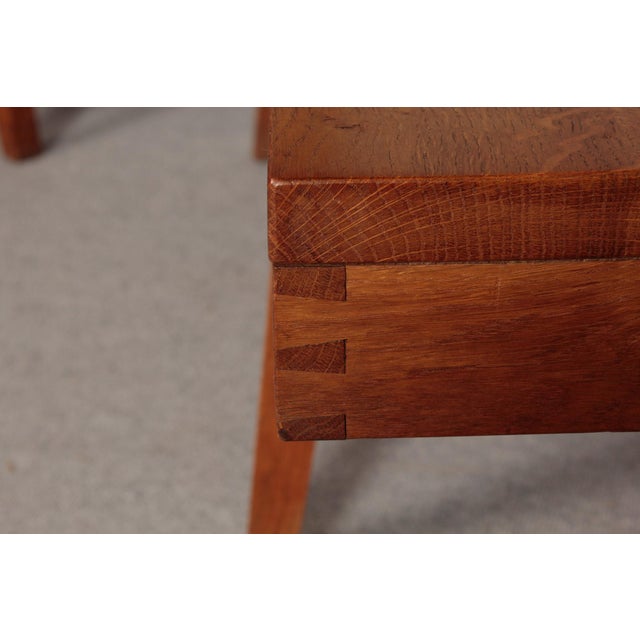 Alpine Corner Bench in Oak with Christian Symbolism, 1930s, Set of 2 For Sale - Image 12 of 18