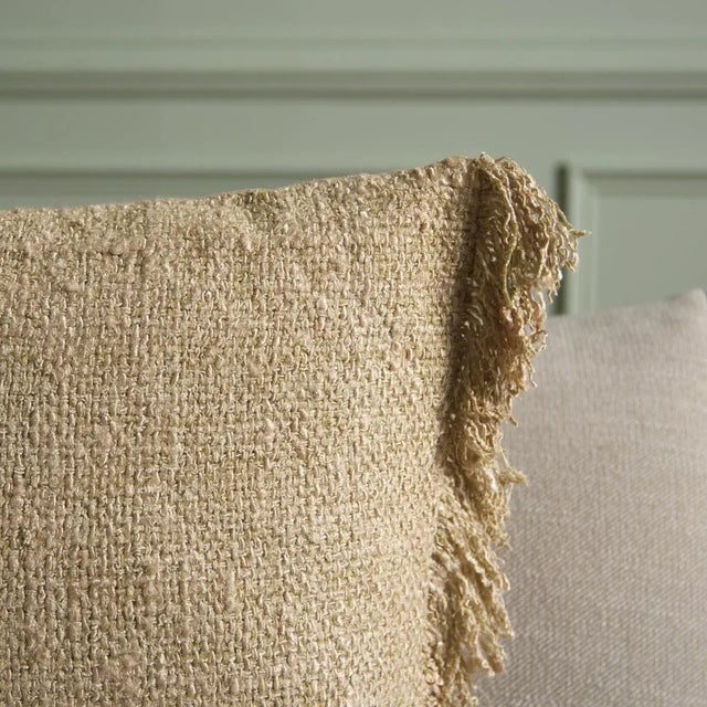 E" x perience comfort in its purest form with the Lumiza pillow. This natural colored pillow features a cotton front and...