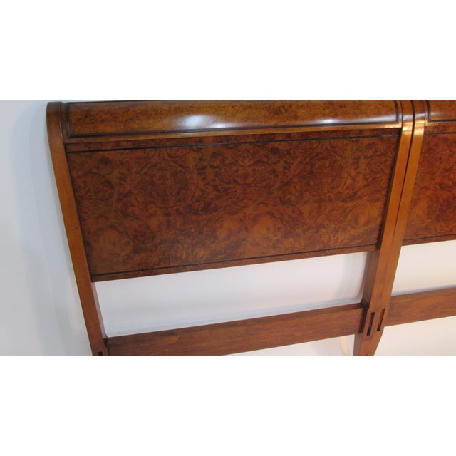 Auburn 1940s Pair of Twin Beds Made by Joseph Gerte of Boston For Sale - Image 8 of 14
