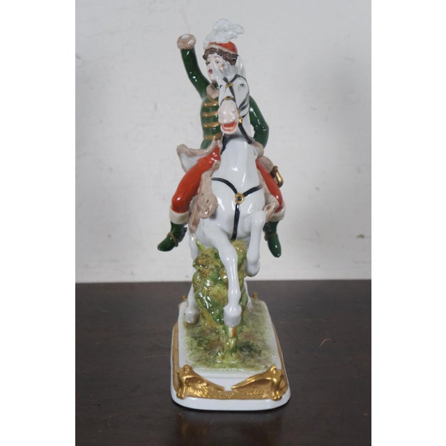 Late 19th Century Antique Kister Porcelain Joachim Murat French Revolution Figurine Statue For Sale - Image 9 of 13