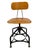 Vintage Industrial Adjustable Height Drafting Chair With Bentwood Seat For Sale - Image 9 of 10
