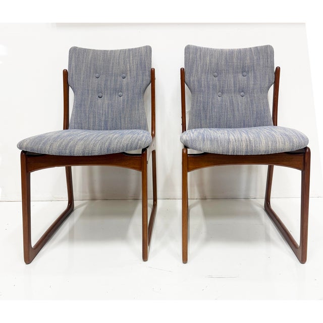 Vamdrup Stolefabrik Danish Modern Sculptural Dining Chairs, Set of 6 in Teak For Sale - Image 9 of 18