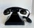 Black Vintage-Inspired Rotary Style Black Desk Telephone With Brass Dial For Sale - Image 8 of 10