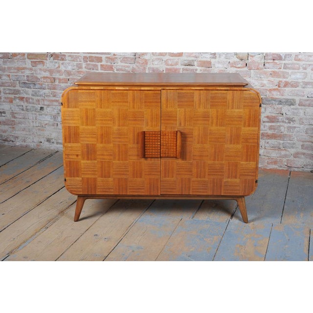 Art Deco Mahogany Buffet by J. Halabala for UP Závody, Czech, 1930s For Sale - Image 9 of 13