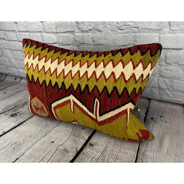 Vintage Pillow Case Turkish Kilim Pillow Decorative Kilim Pillow Dry cleaning only. PILLOW INSERT IS NOT INCLUDED
