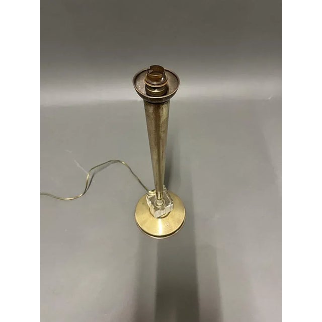 Metal Lamp attributed to Perzel, France, 1950s For Sale - Image 7 of 11
