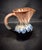 Mid 20th Century Mid 20th Century "Savines Les Lacs" Genuine High-Fired Flame Glazed Stoneware Pitcher For Sale - Image 5 of 8