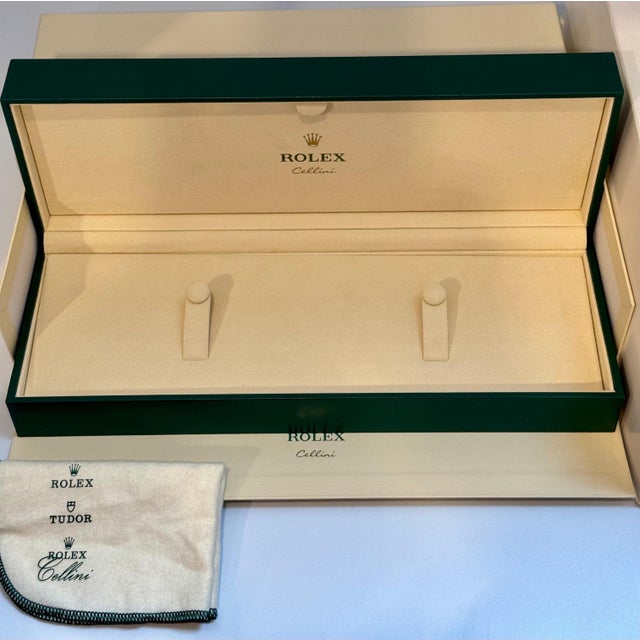 Rolex Watch Box, New Creme Empty Acs. ROLEX watch case box CELLINI L Brand New For Sale - Image 11 of 18
