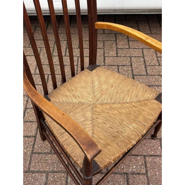 Arts and Crafts Armchair by Morris & Co for Liberty of London For Sale - Image 5 of 6