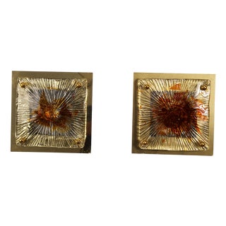 Vintage Wall Lamps from La Murrina, 1970, Set of 2 For Sale