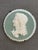 Glass Cameo Medallion Portrait from Jasperware, 1880s For Sale - Image 7 of 8