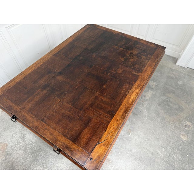 Art Deco Table in Oak by Dudouyt, 1930 For Sale - Image 10 of 13
