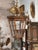 19th Century Italian Brass and Copper Wall Lantern With Beveled Glass Panels For Sale - Image 6 of 7