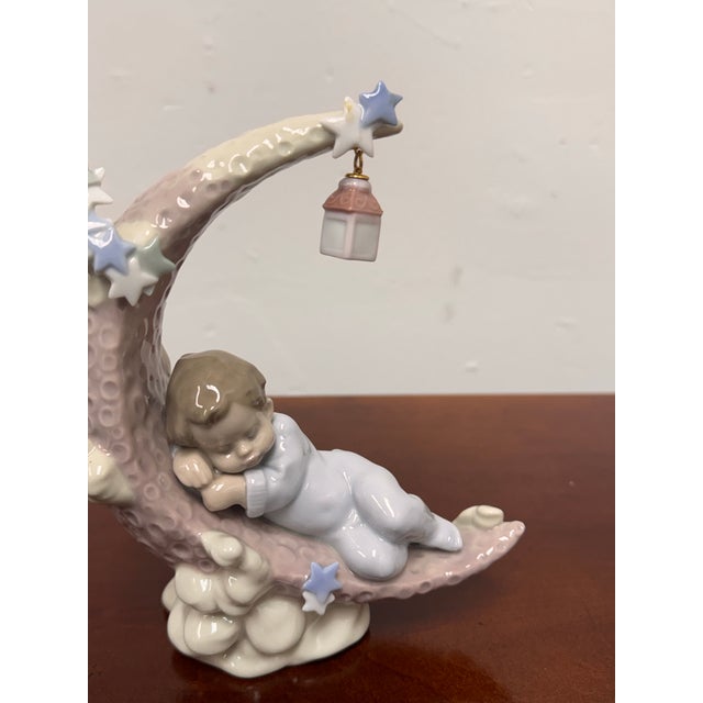 Antonio Ramos for Lladró Heavenly Slumber Boy Porcelain Figurine For Sale - Image 9 of 12