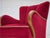 Danish Armchair in Red Velour and Oak, 1950s For Sale - Image 9 of 17