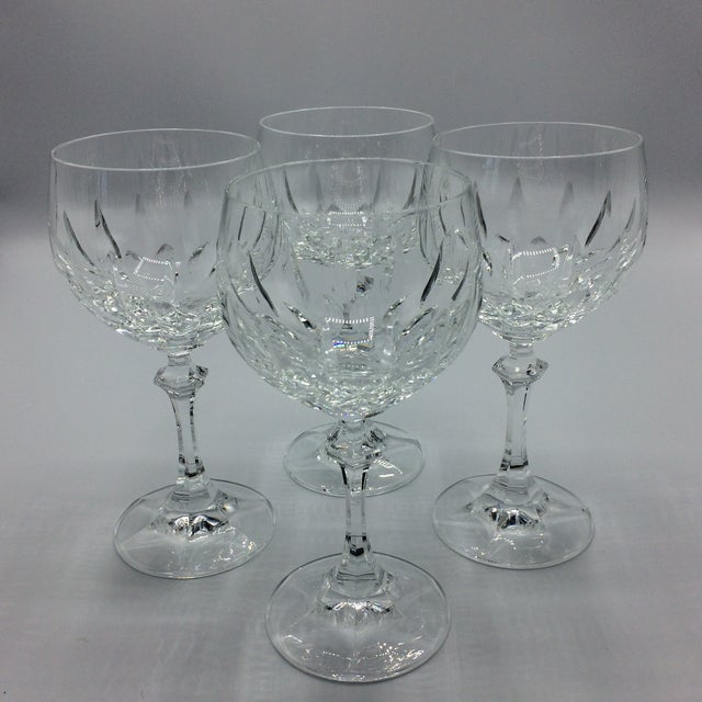 Cut Crystal Wine Glasses by Schott-Zwiesel "Gardone" - Set of 4 For Sale - Image 11 of 11