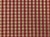 56" wide designer water and stain resistant check wool upholstery fabric in cranberry red, beige, and taupe. Price is per...