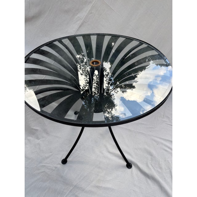 Mediterranean Francois Carre Garden Table For Sale - Image 3 of 7