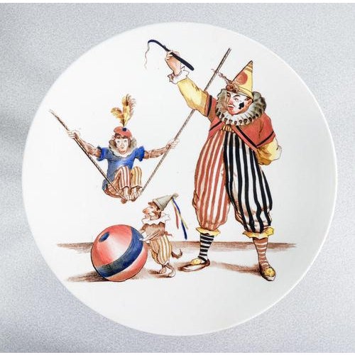 Pagliacci Plates from S. C. Richard, 1890s, Set of 5 For Sale - Image 9 of 18