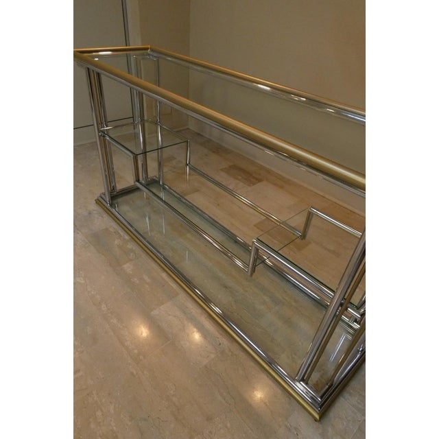Postmodern Hollywood Regency Console Table, Italy, 1970s For Sale - Image 3 of 18