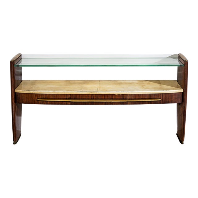 Wall Console With Parchment, Italy, 1960s For Sale