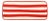 Lido Rectangular Plate - Set of 4 - Red For Sale