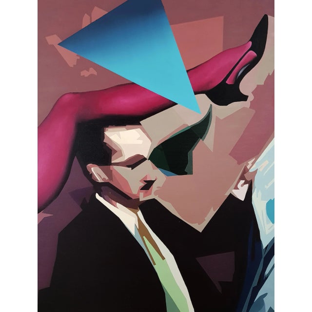 Blue Love Triangle by Radu Rodideal For Sale - Image 6 of 6