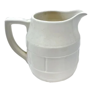 Vintage Ceramic Barrel Style Pitcher