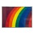 Rare Otto Piene "Rainbow" Serigraph on Canvas, Signed For Sale