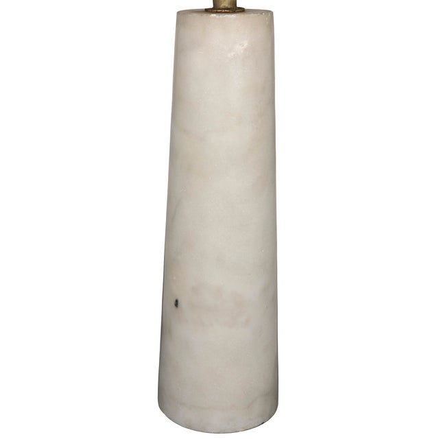 Contemporary NOIR Hotaru Side Table in White Marble and Antique Brass For Sale - Image 3 of 5