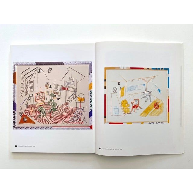 David Hockney David Hockney " Etchings and Lithographs " Vintage 1988 First Edition Lithograph Print Pop Art Book For Sale - Image 4 of 12