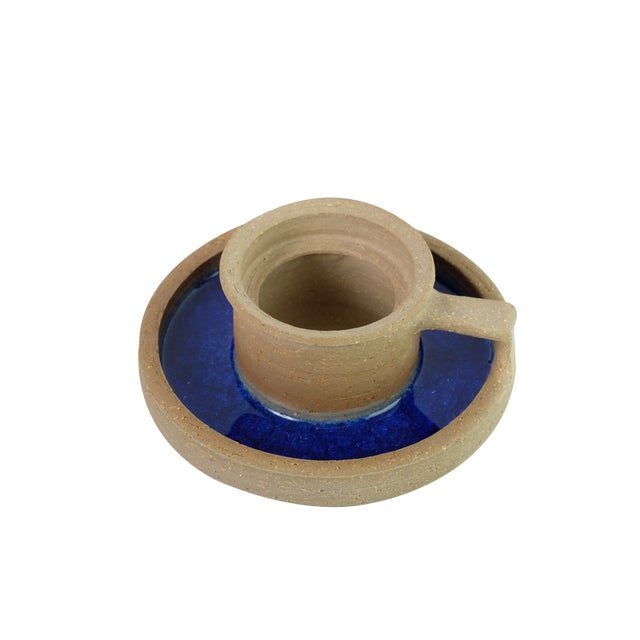 Ceramic Candleholder from BJU Sweden, 1960s For Sale