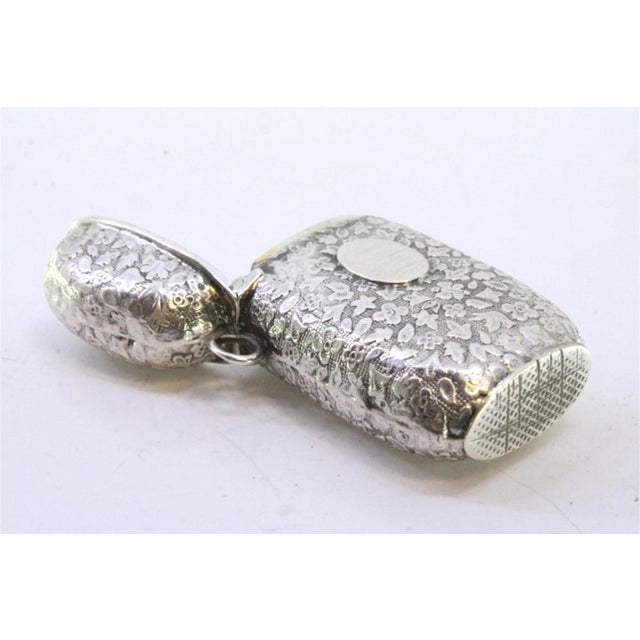 Silver Matchbox with Engraved Plant Motifs, in Very Good conditions. Designed from 2000 This piece has an attribution...