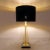 Metal Pair of 1990s Amber, Mid Century Modern Murano Glass Lamps For Sale - Image 7 of 12