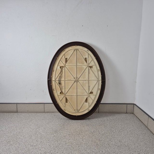 1970s Mid-Century Smoked Acrylic Round Wall Mirror, France, 1970s For Sale - Image 5 of 9