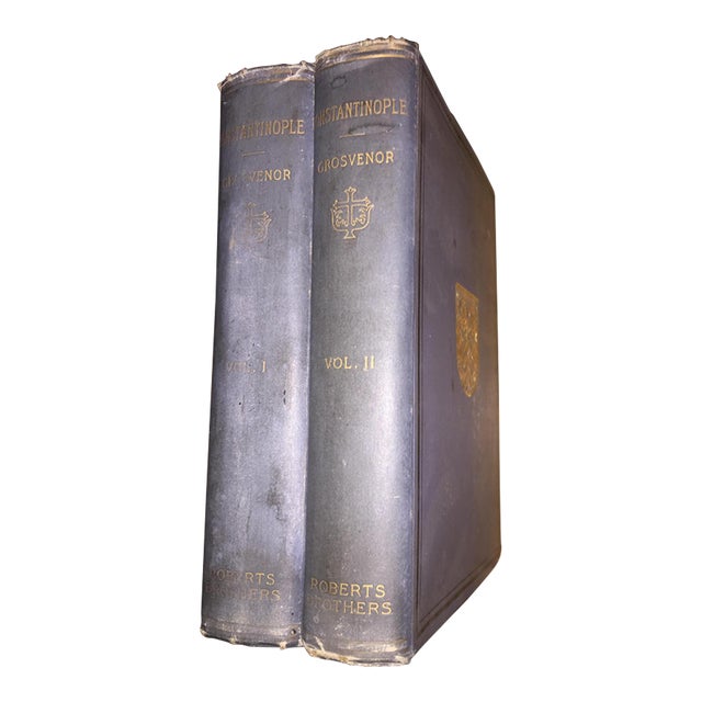 1895 Constantinople (complete in Two Volumes) Book - Set of 2 For Sale
