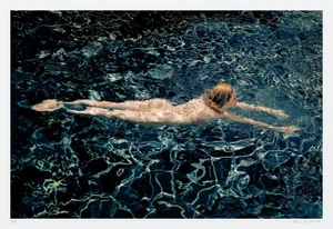 Contemporary Nude Woman Art Photograph "Nager Nu" 2/6 Limited Edition, Signed, Numbered