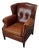 Vintage Dutch Club Chair in Cognac Leather, 1970s For Sale